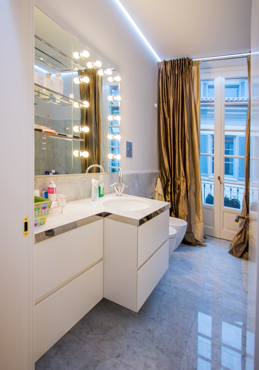 bagno secondario appartamento Milano