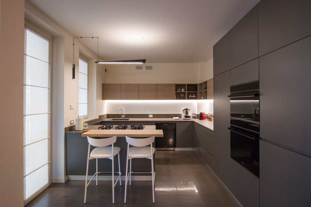 Bergamo apartment essential contemporary kitchen 01