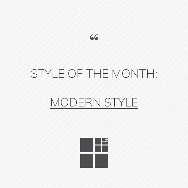 Modern style: rigorous, elegant and prestigious